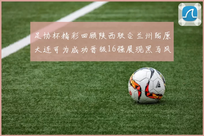 足协杯精彩回顾陕西联合兰州陇原大连可为成功晋级16强展现黑马风采